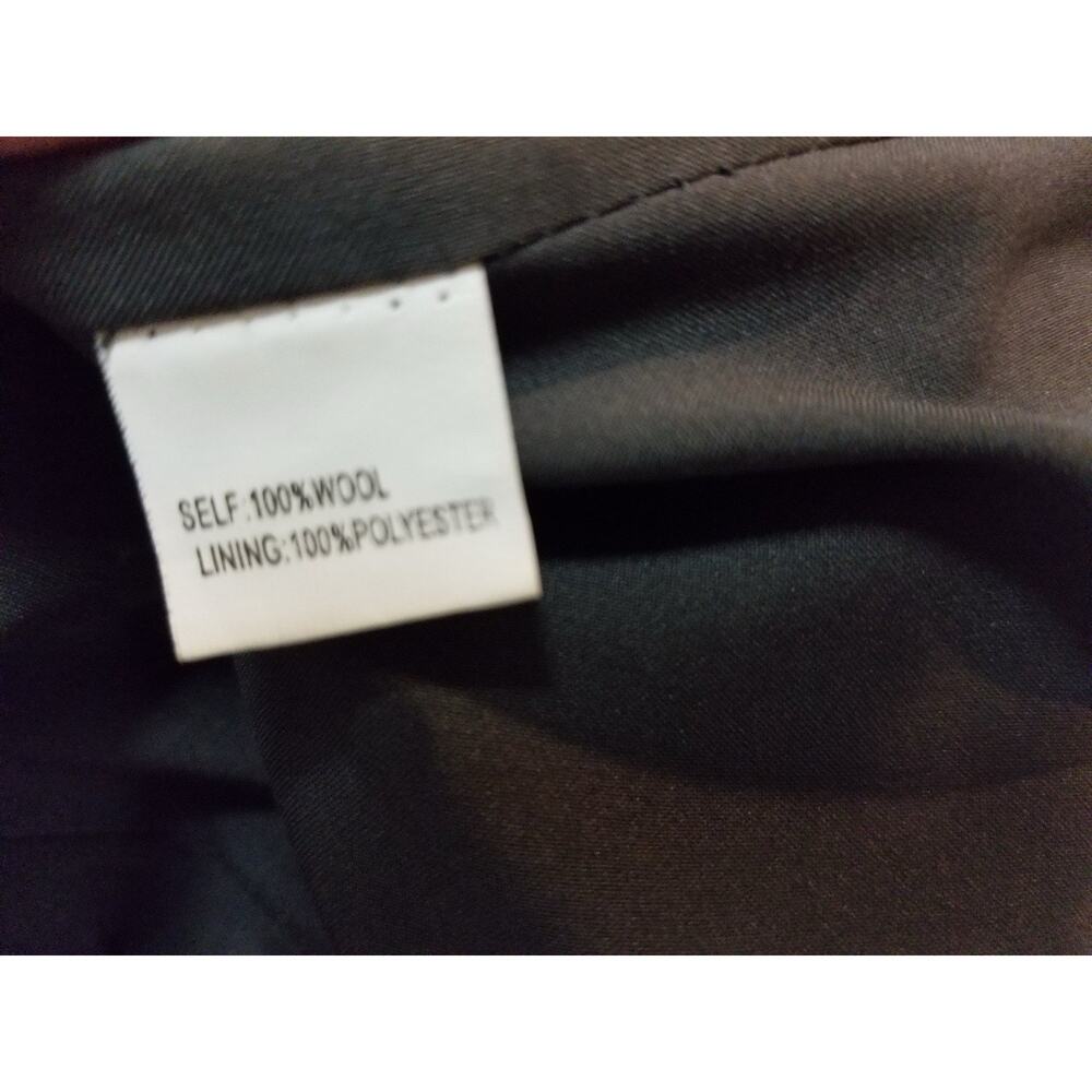 Kay Unger Gray Wool Ruched Sheath Dress Size 6 - Picture 7 of 9